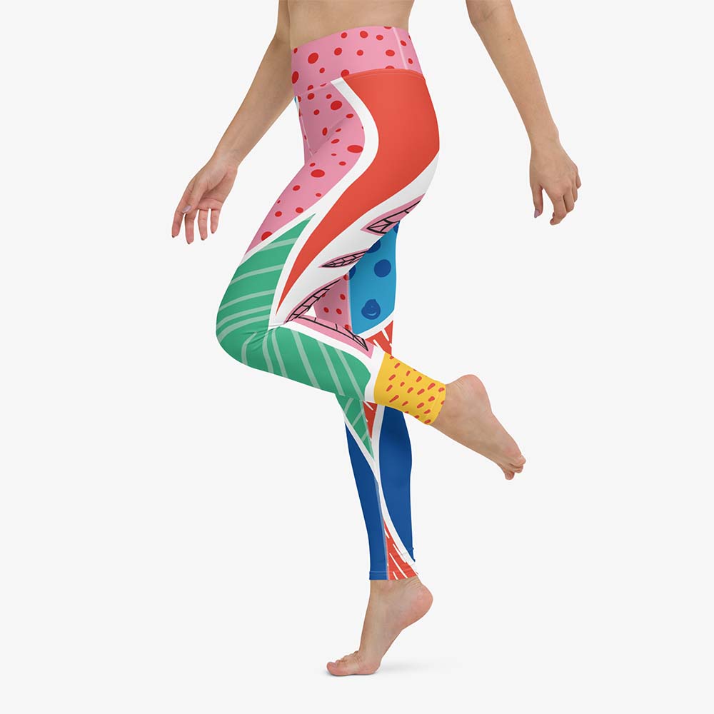 Animal Printed Sports Bra BeePard Turquoise/PInk – Loony Legs