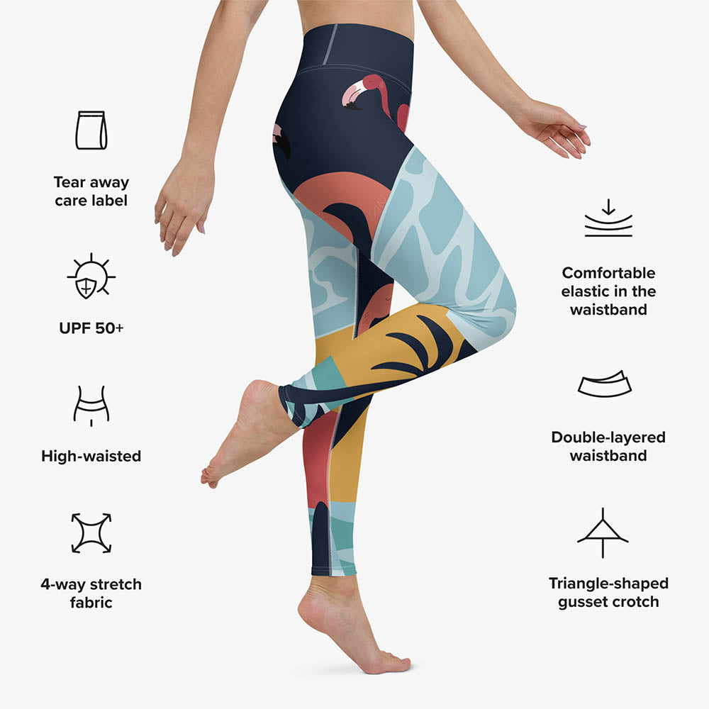【新品・未使用】 Flamingo Leggings フラミンゴレギンス　15個 ROXY レギンス スパッツ FLAMINGO LEGGINGS/ロキシー水陸両用速