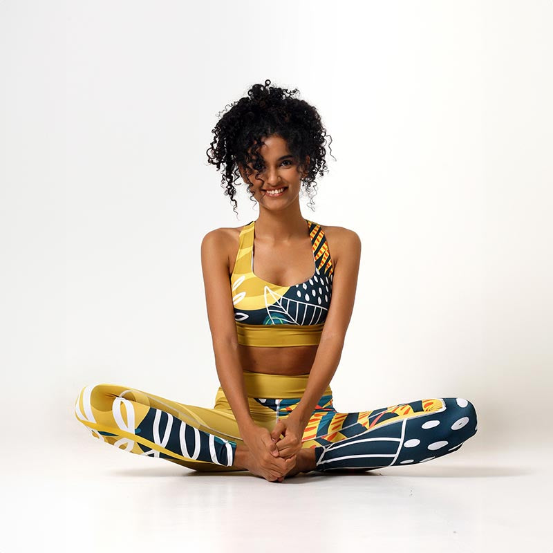 Olive/Green Floral Leggings 