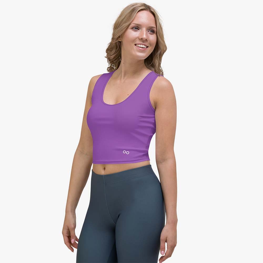 Purple Monochrome Crop Top (matches Fairy Forest)