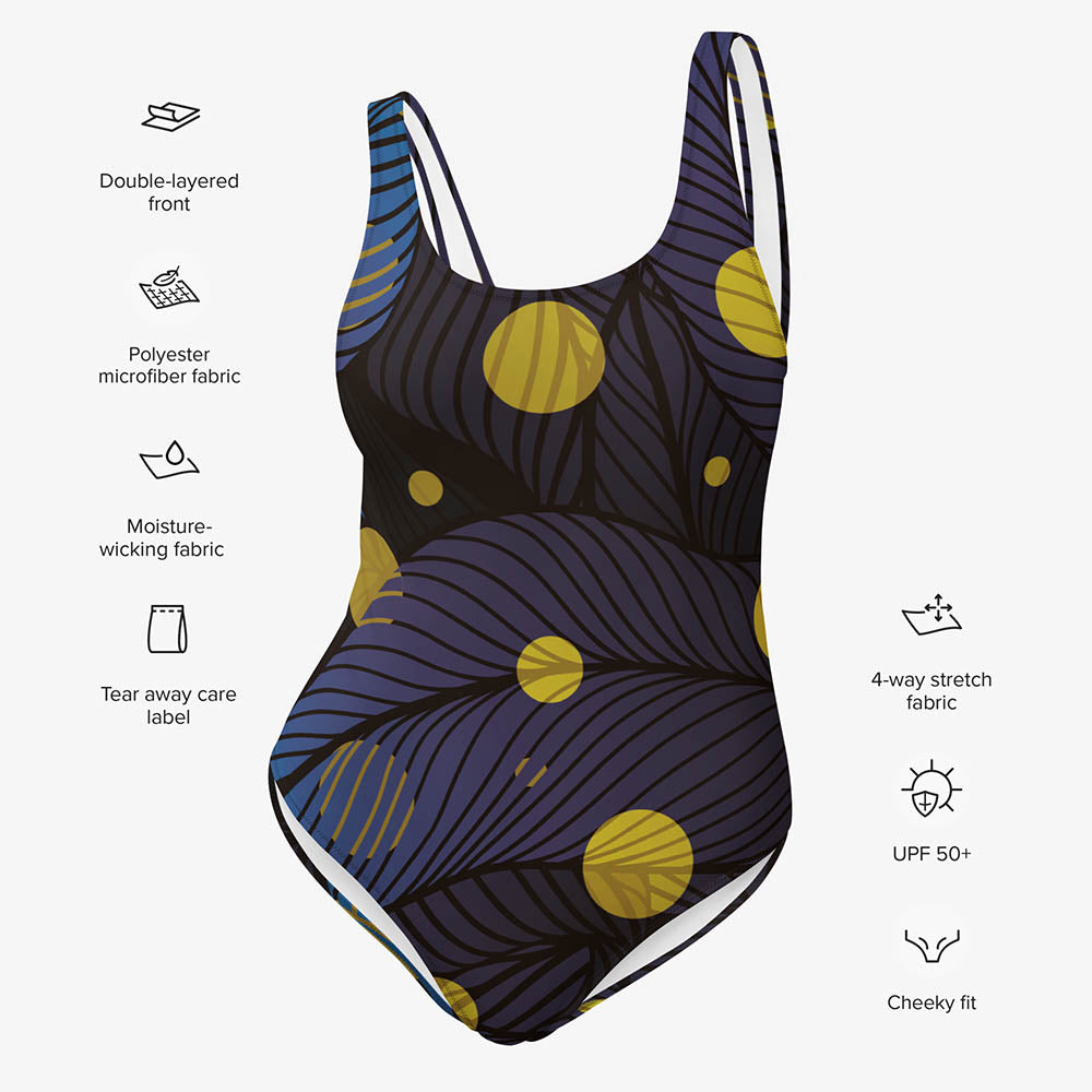 Fireflies Swimsuit – Blue/Yellow