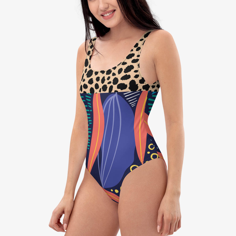 Animal Leaves Swimsuit