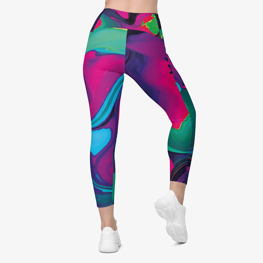 Funky Lava Pocket Leggings