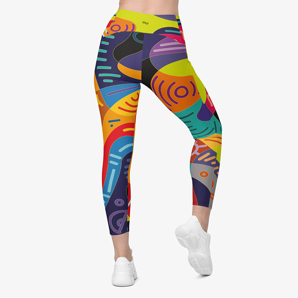 Funky Batik Pocket Leggings