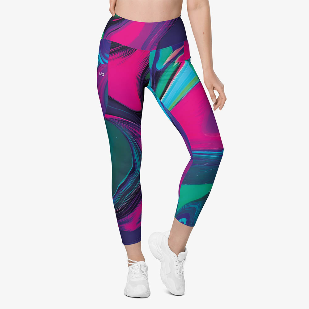 Funky Lava Pocket Leggings