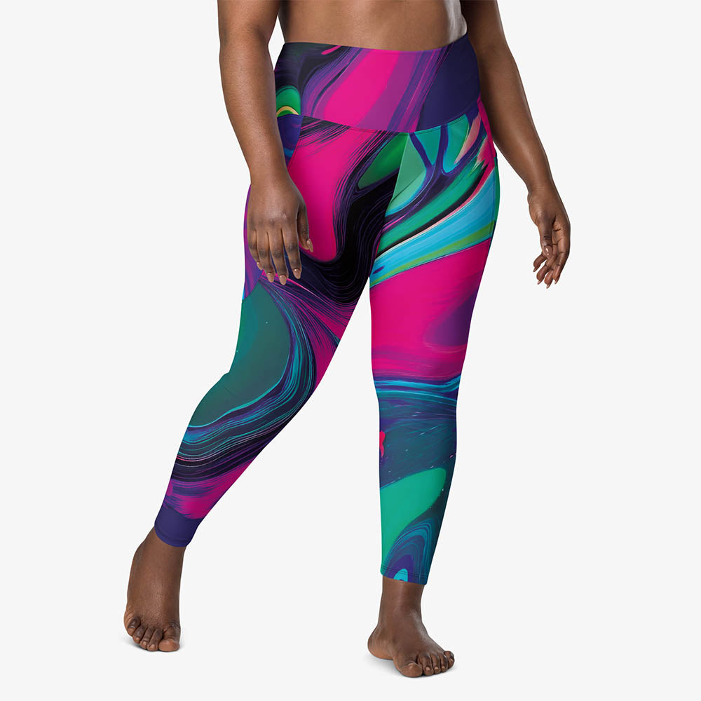 Funky Lava Pocket Leggings
