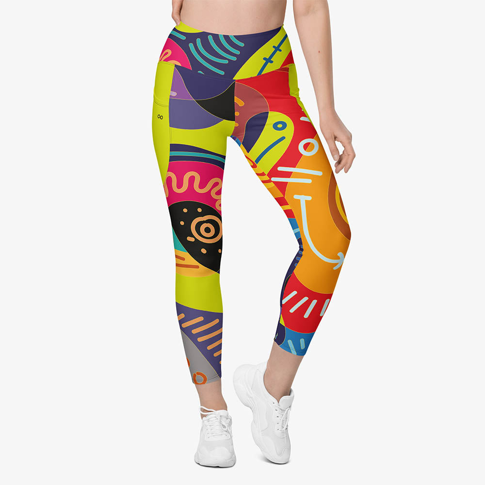 Funky Batik Pocket Leggings