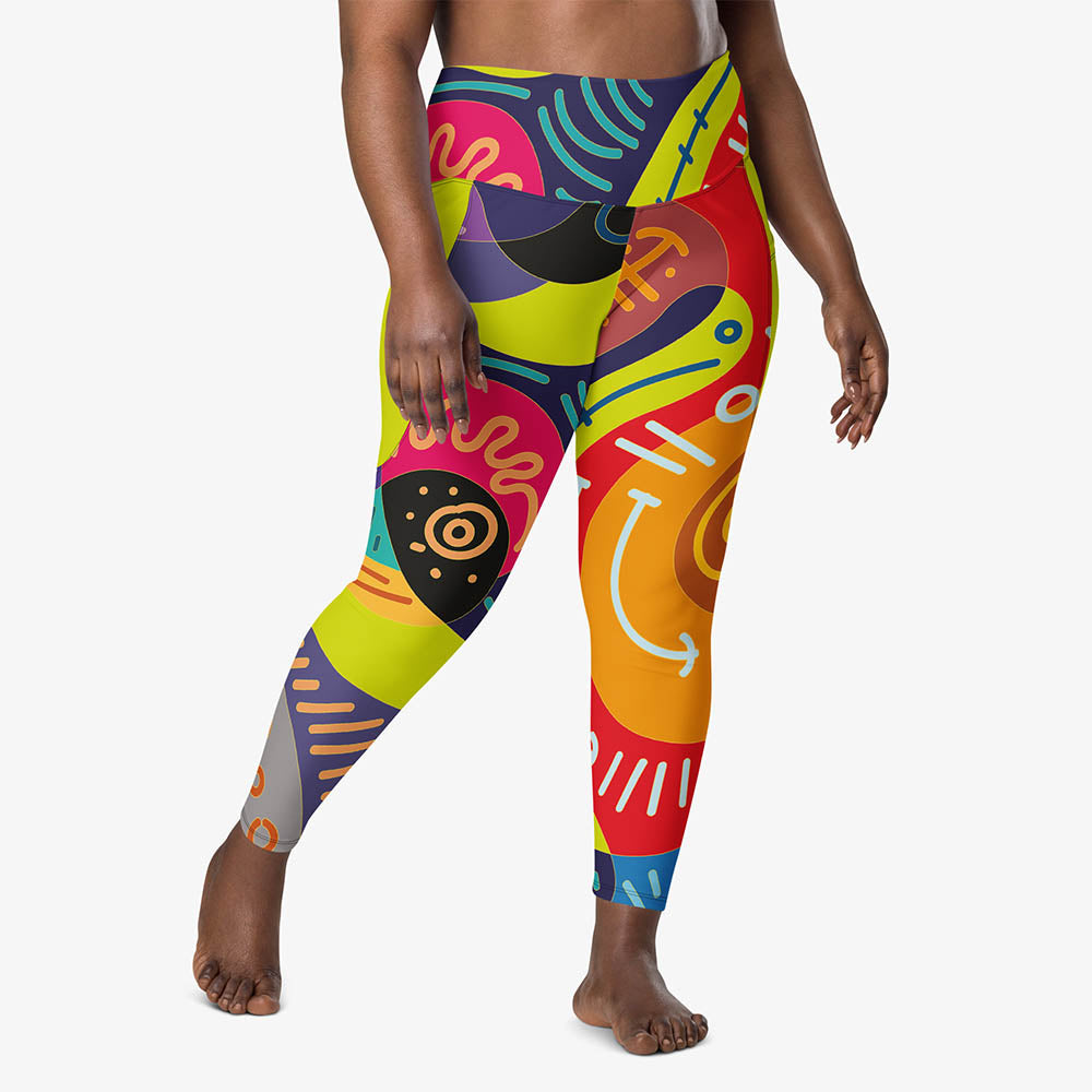 Funky Batik Pocket Leggings