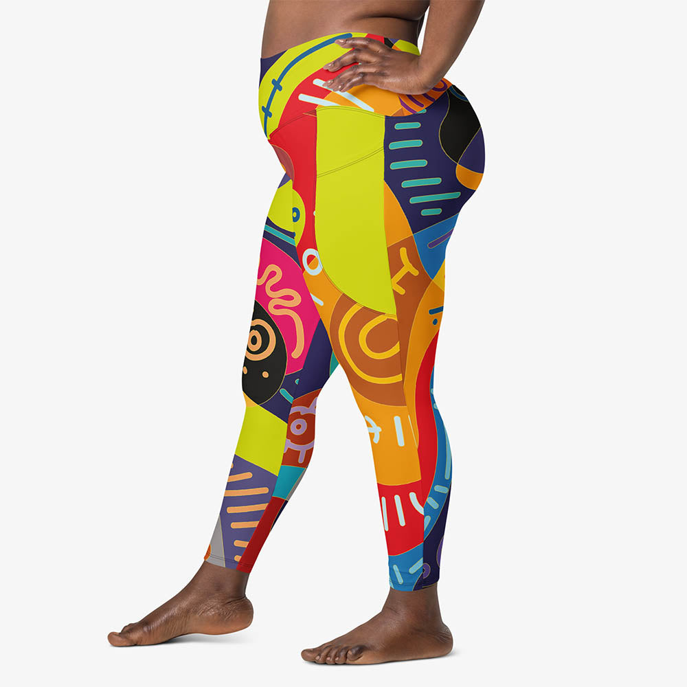 Funky Batik Pocket Leggings