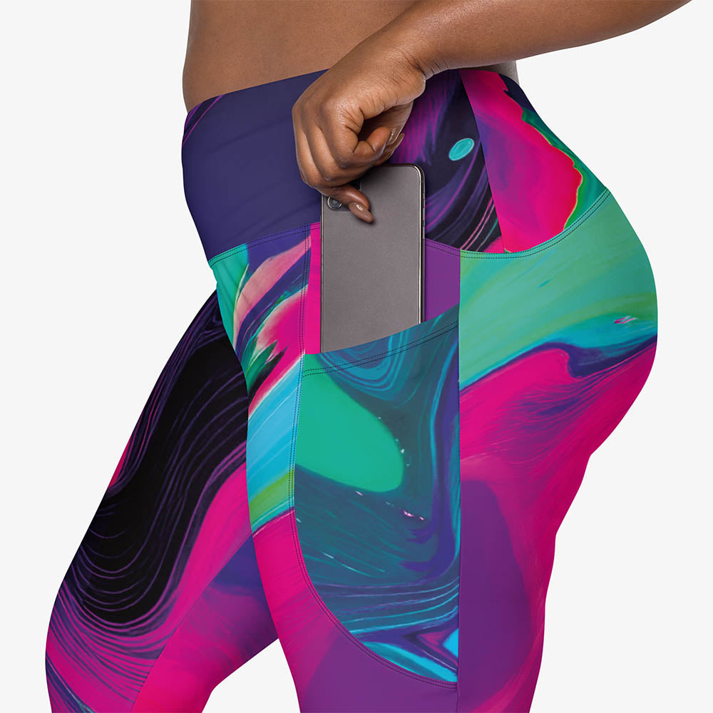 Funky Lava Pocket Leggings