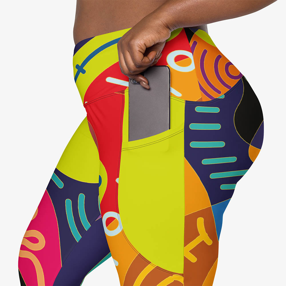 Funky Batik Pocket Leggings