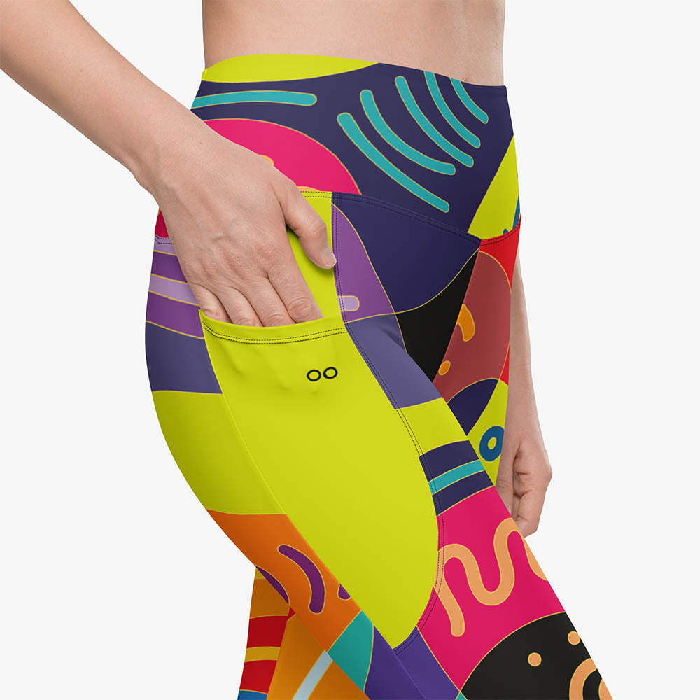 Funky Batik Pocket Leggings