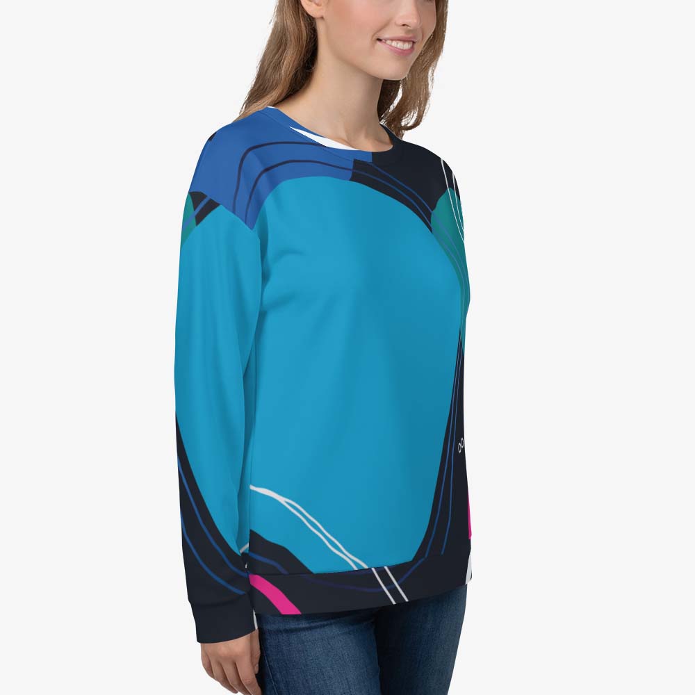 Modernist Sweatshirt – Blue/Pink