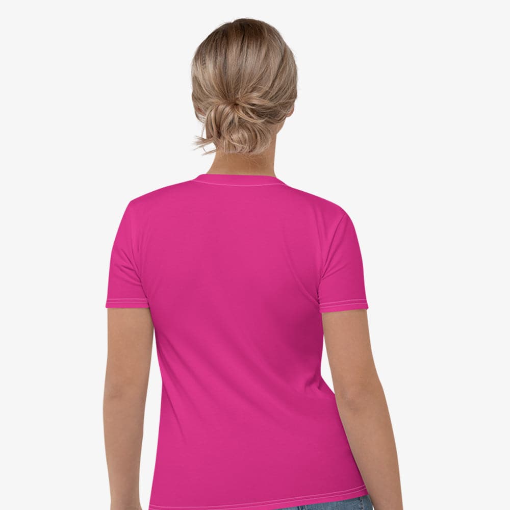 Magenta Monochrome Stretchy Tee