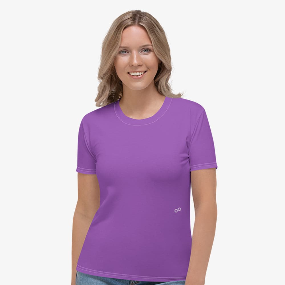 Violet Monochrome Stretchy Tee (matches Fairy Forest)