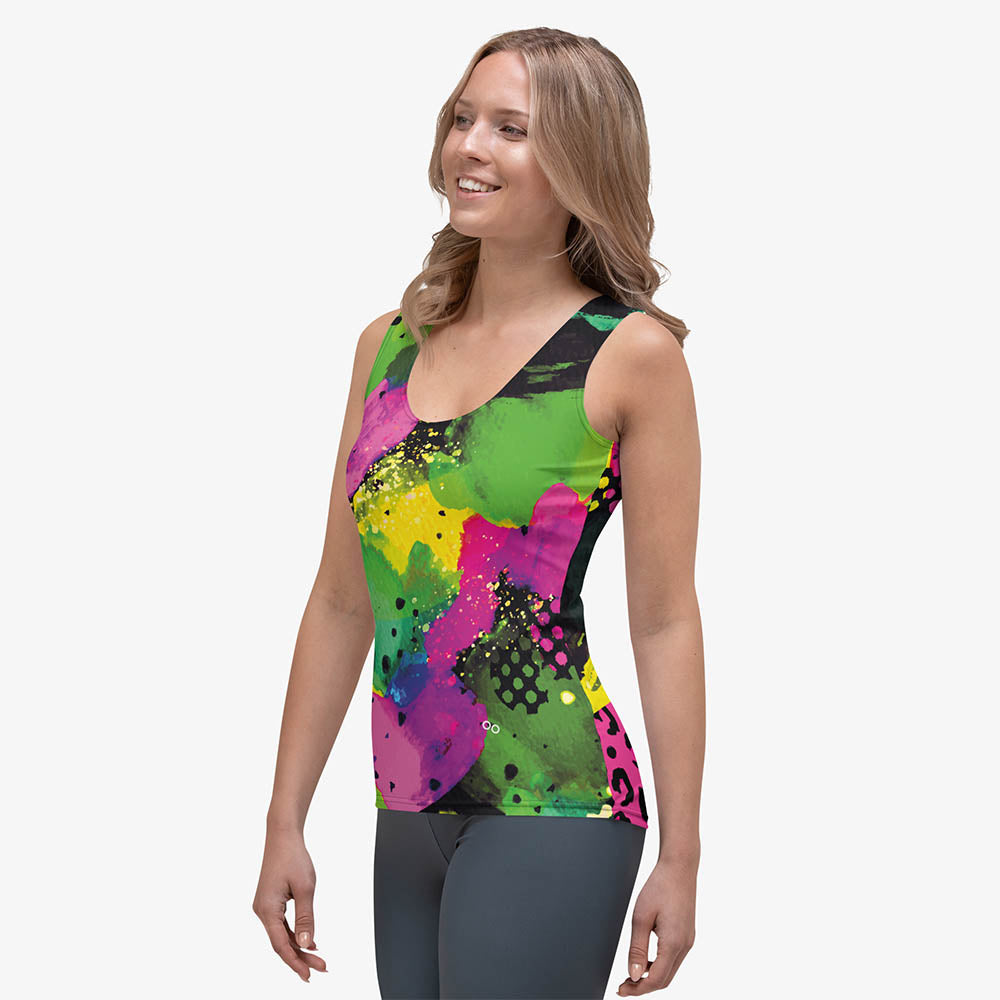 Wild Canvas Flex Vest – Green/Pink/Yellow