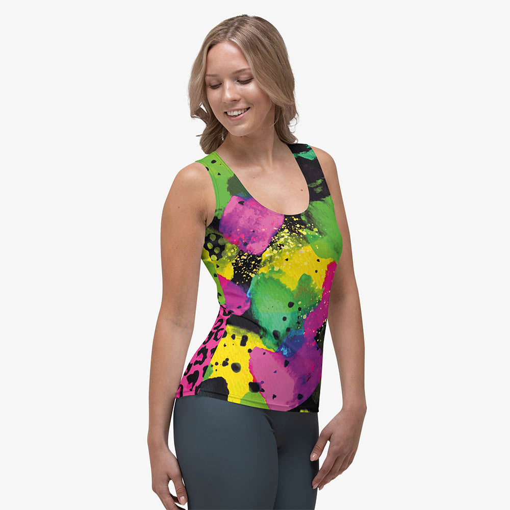 Wild Canvas Flex Vest – Green/Pink/Yellow