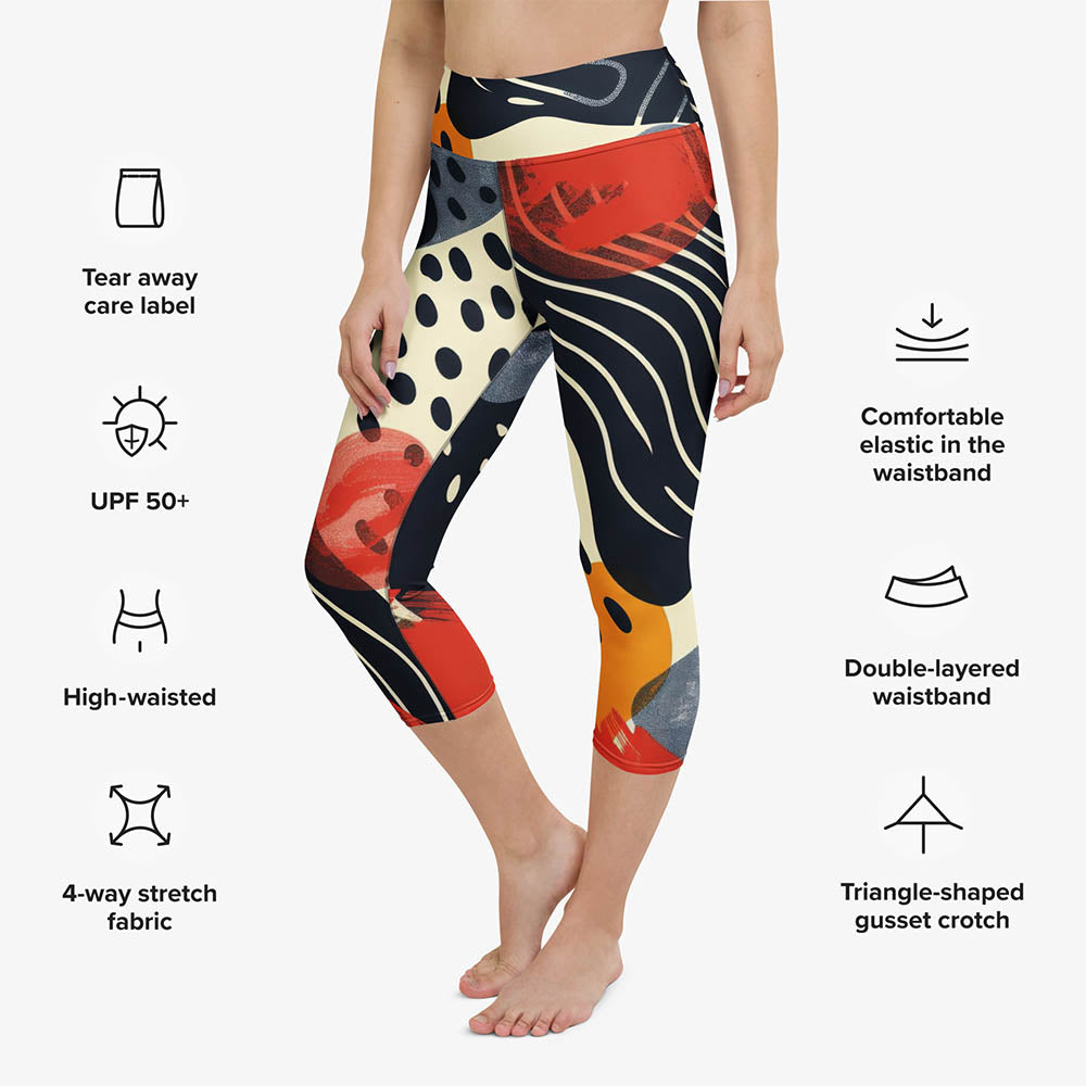 Dots & Waves Capris