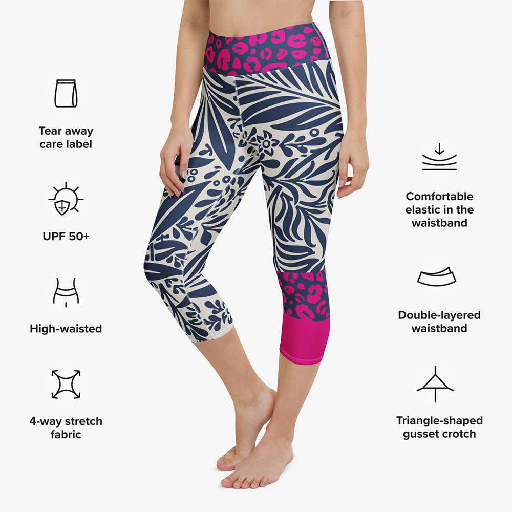 Palms & Pards Capris