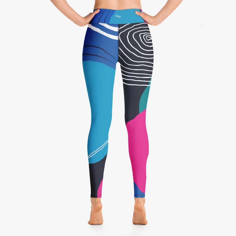 Modernist Leggings – Blue/Pink
