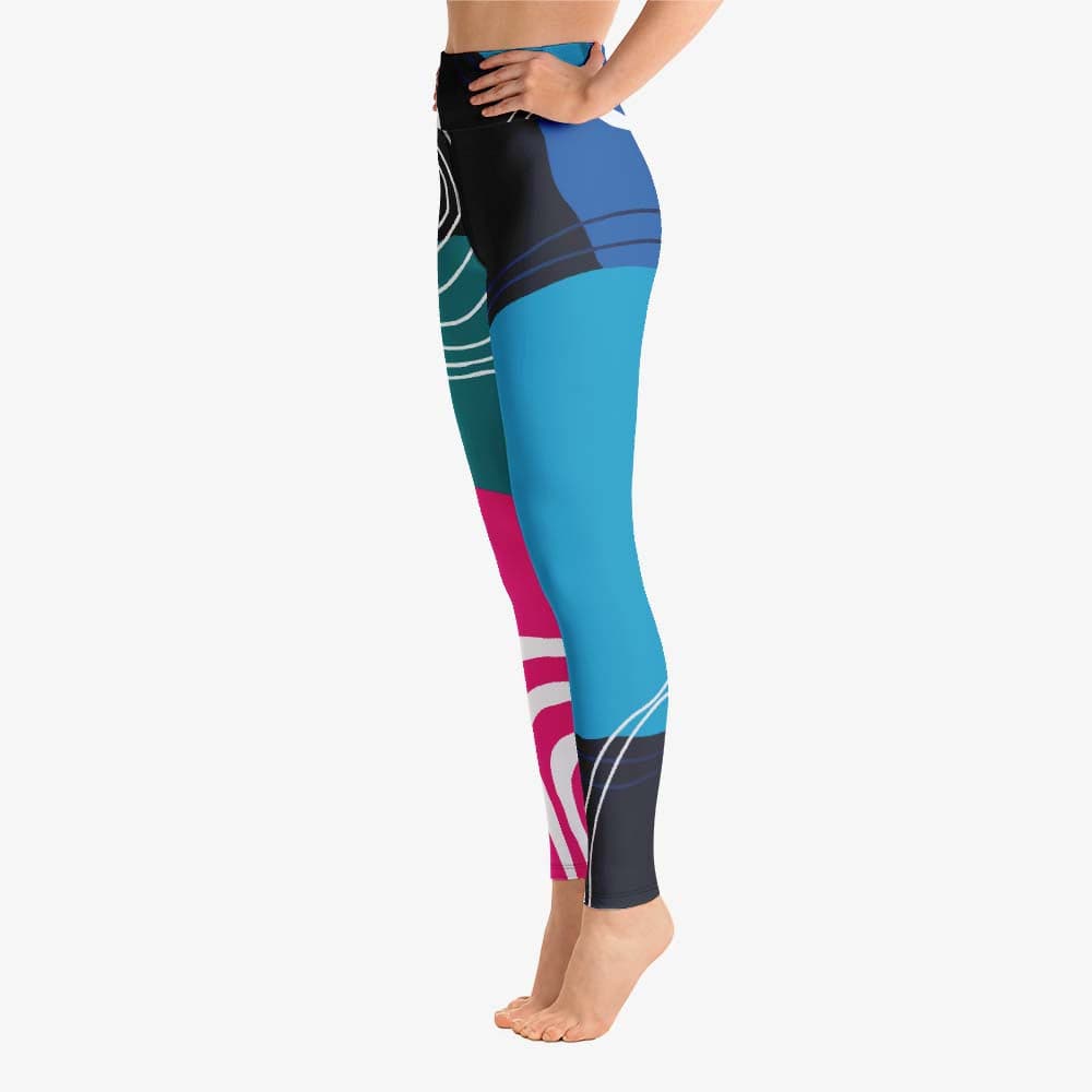 Modernist Leggings – Blue/Pink