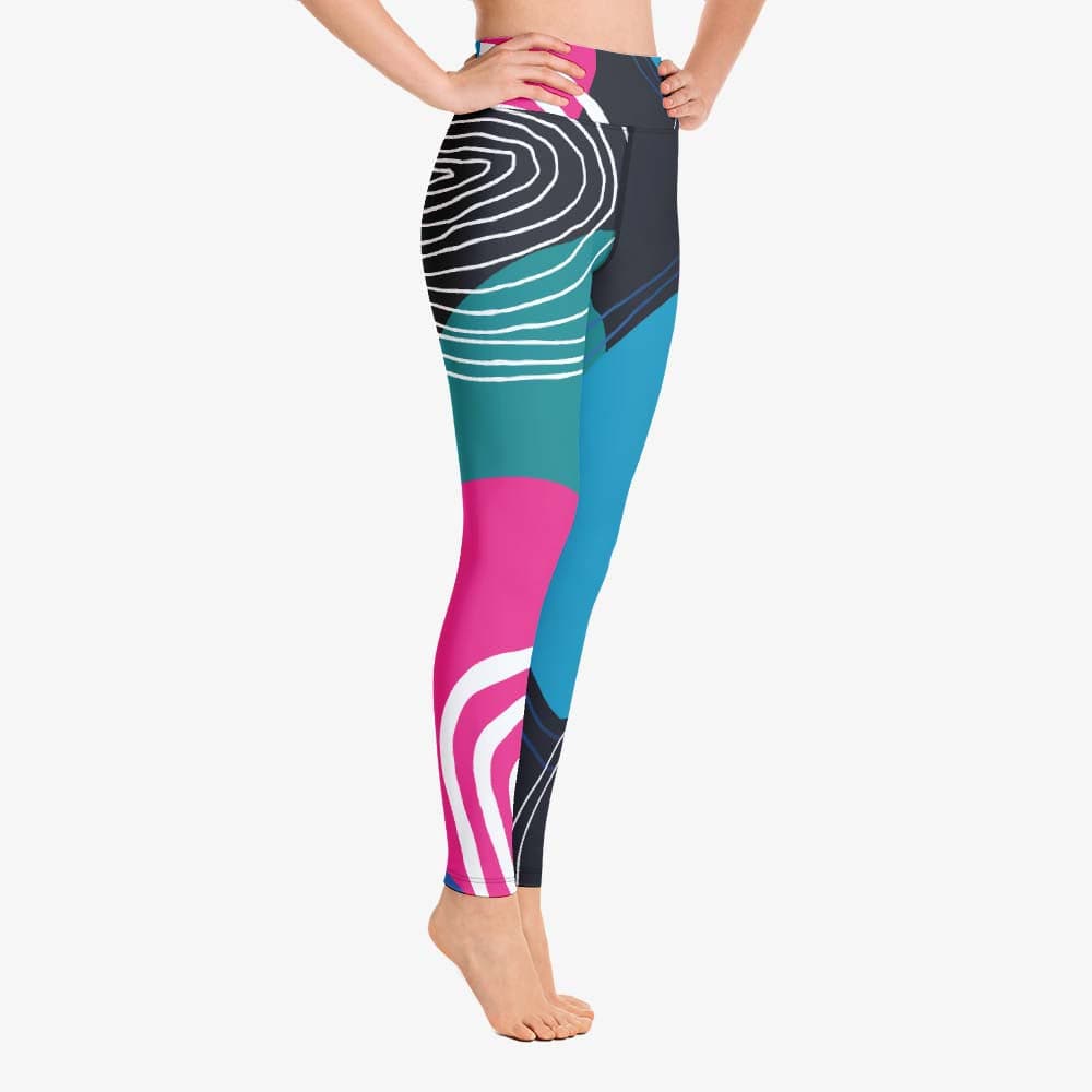 Modernist Leggings – Blue/Pink