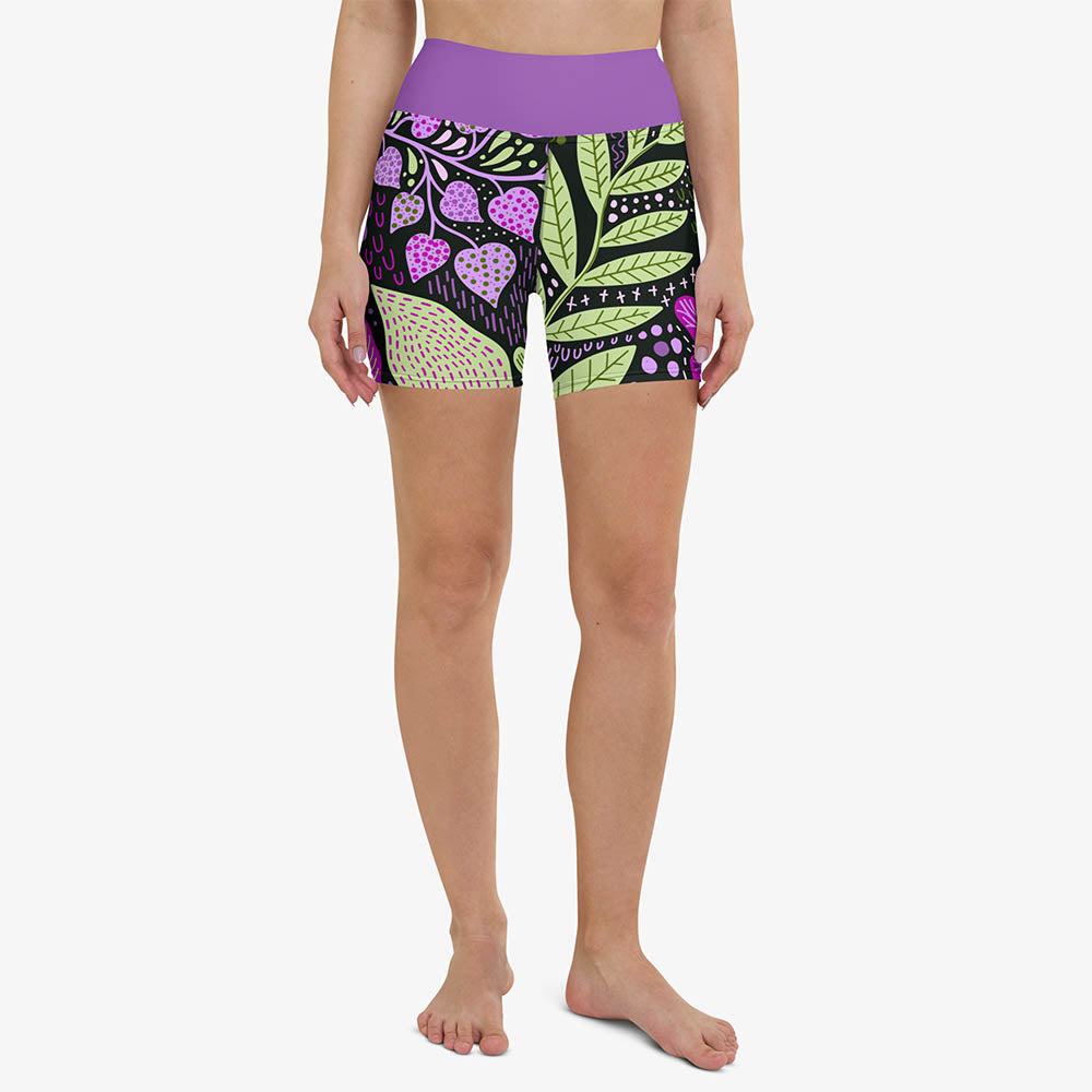 Fairy Forest Yoga Shorts
