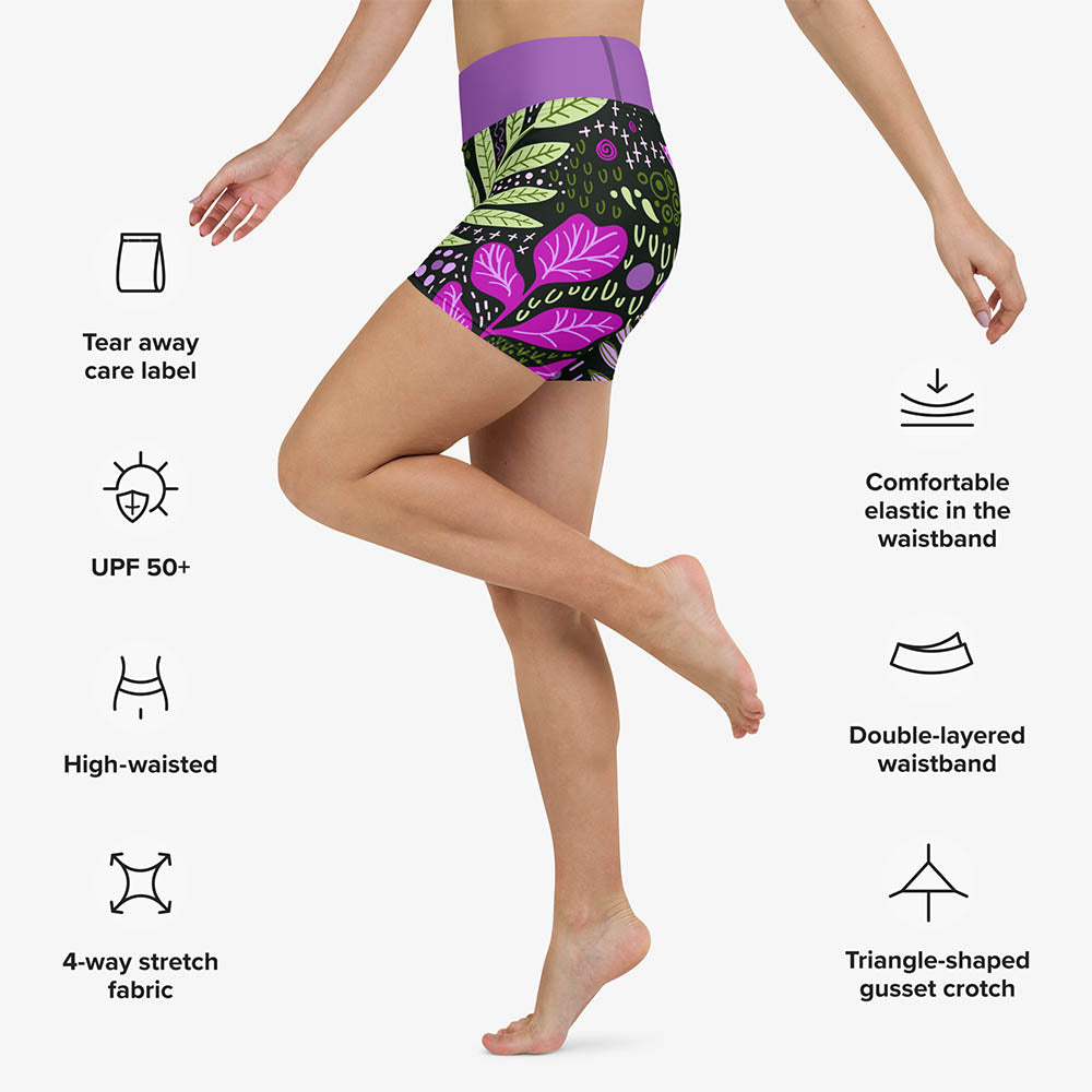 Fairy Forest Yoga Shorts