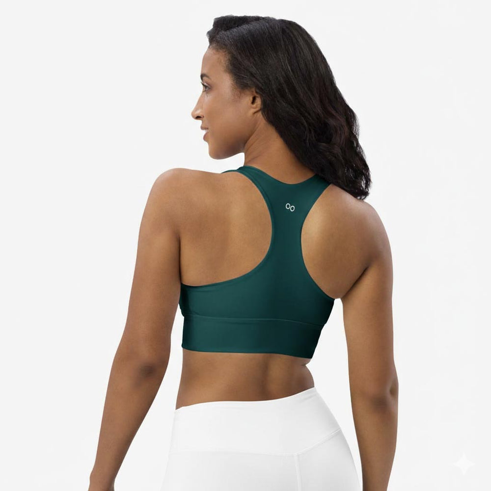 Dark Green Monochrome High Impact Bra (matches Wild Tribe)
