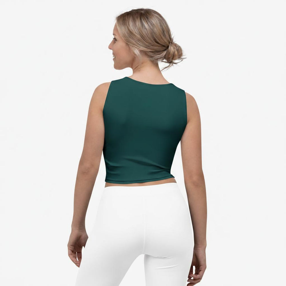 Dark Green Monochrome Crop Top (matches Wild Tribe)