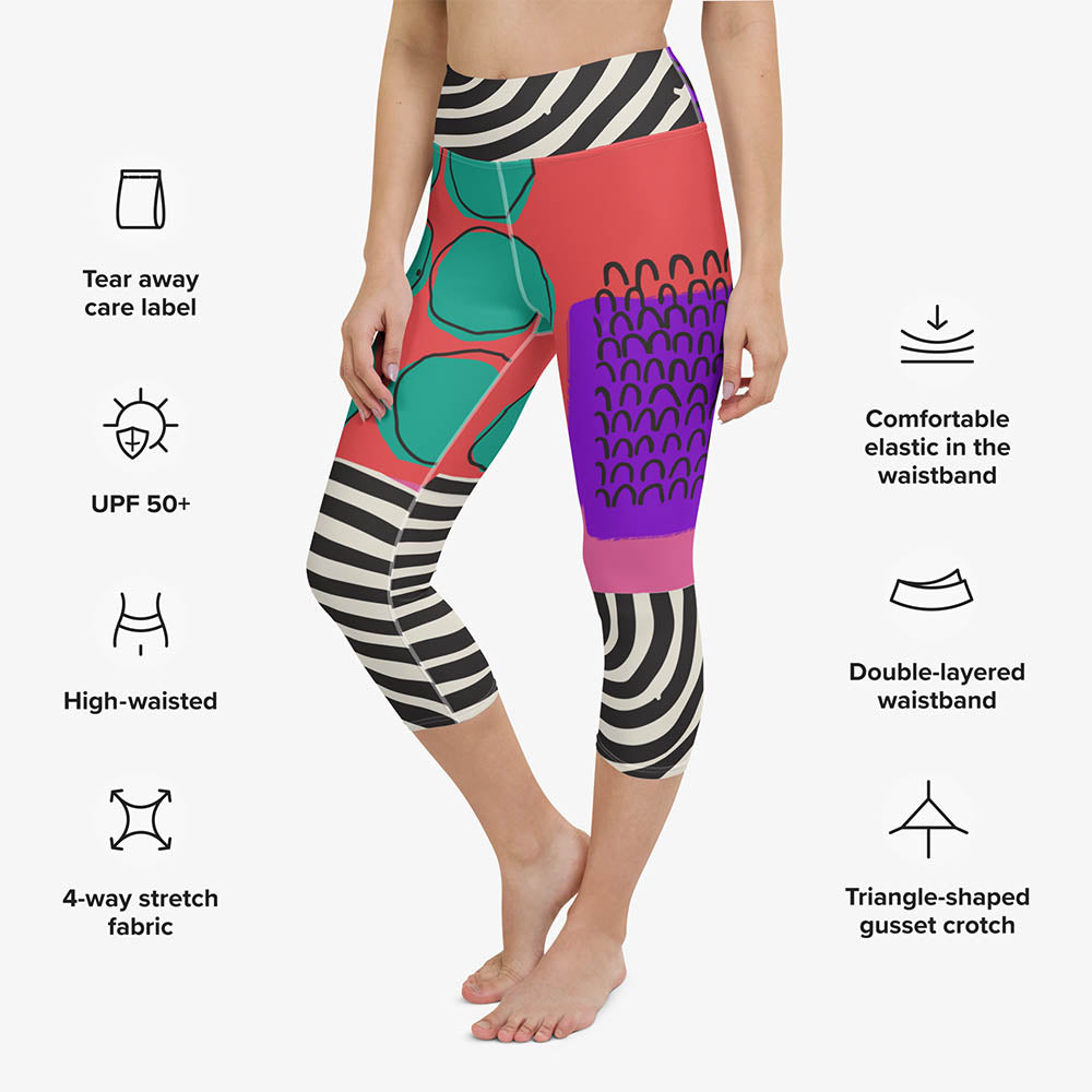 Patterned Capris 