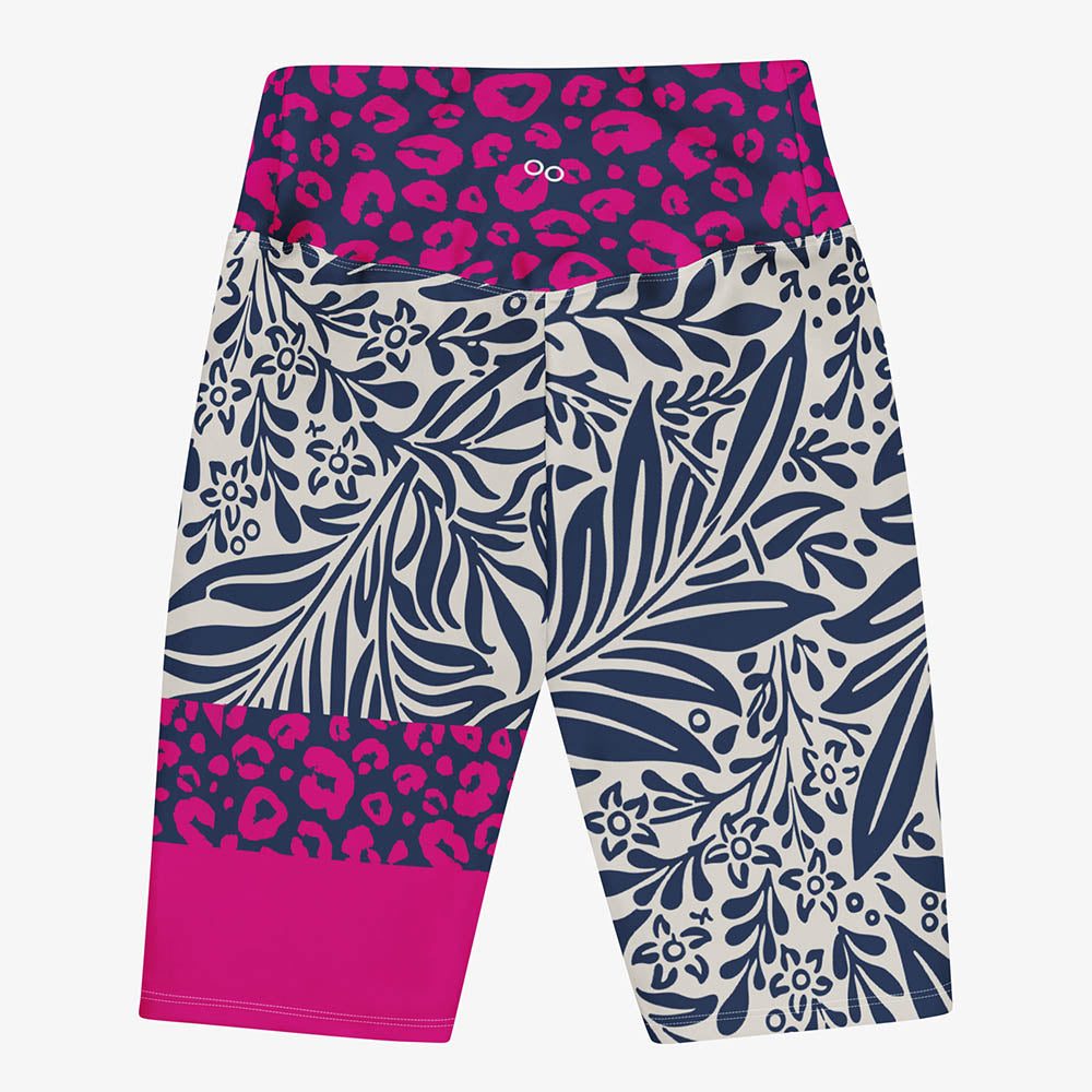 Palms & Pards Biker Shorts