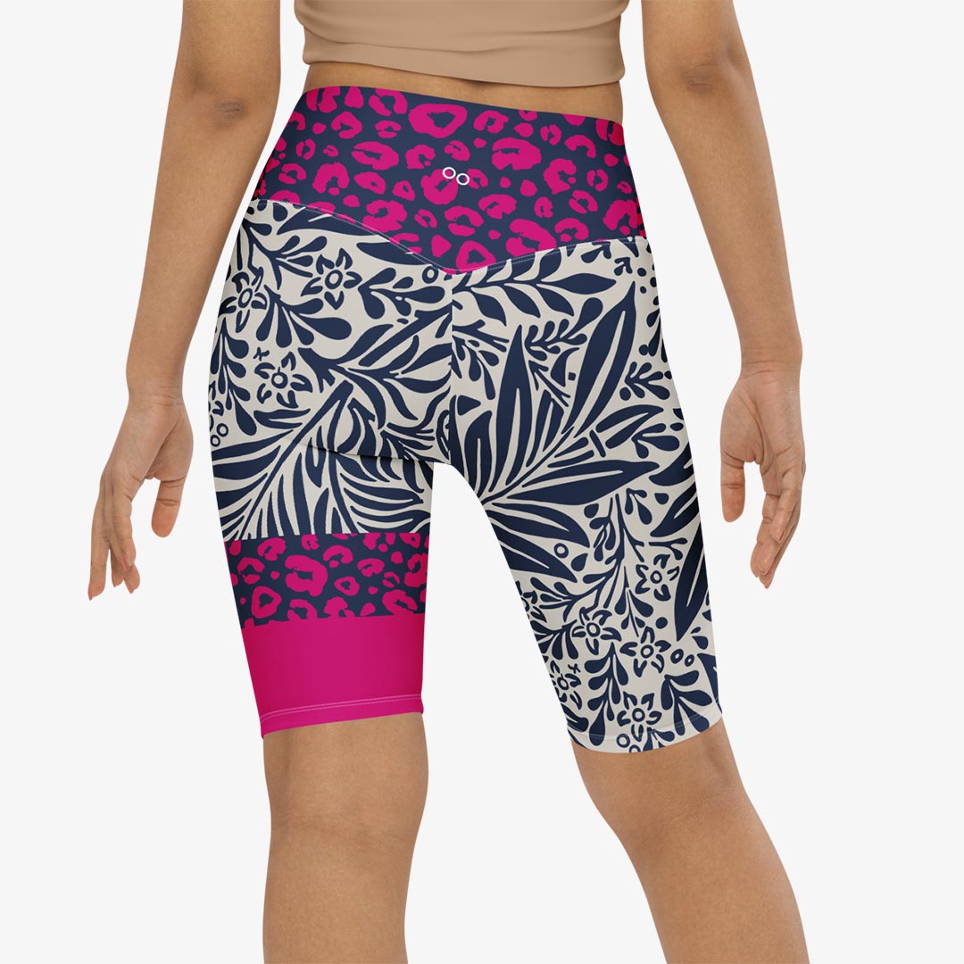 Palms & Pards Biker Shorts