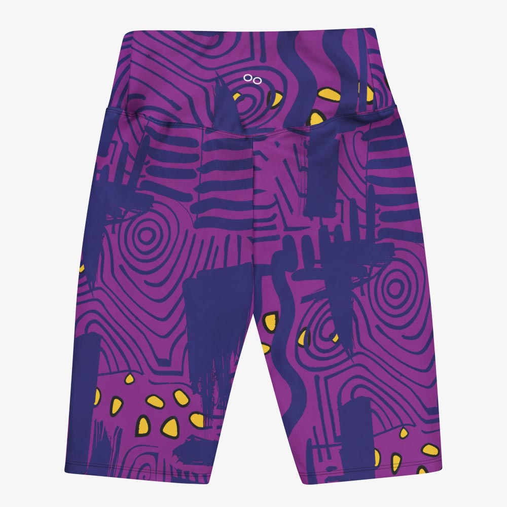 Electric Maze Biker Shorts