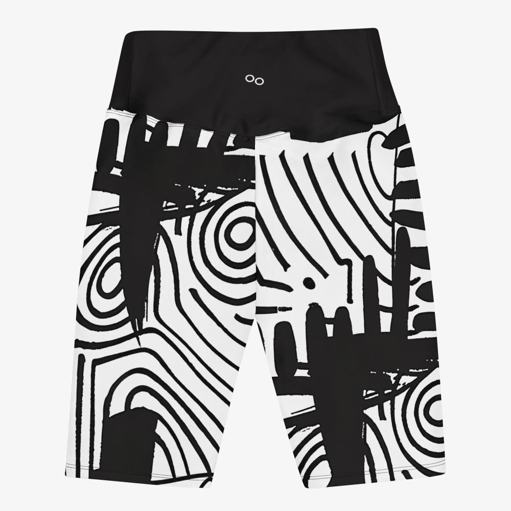 Black & Wow Biker Shorts