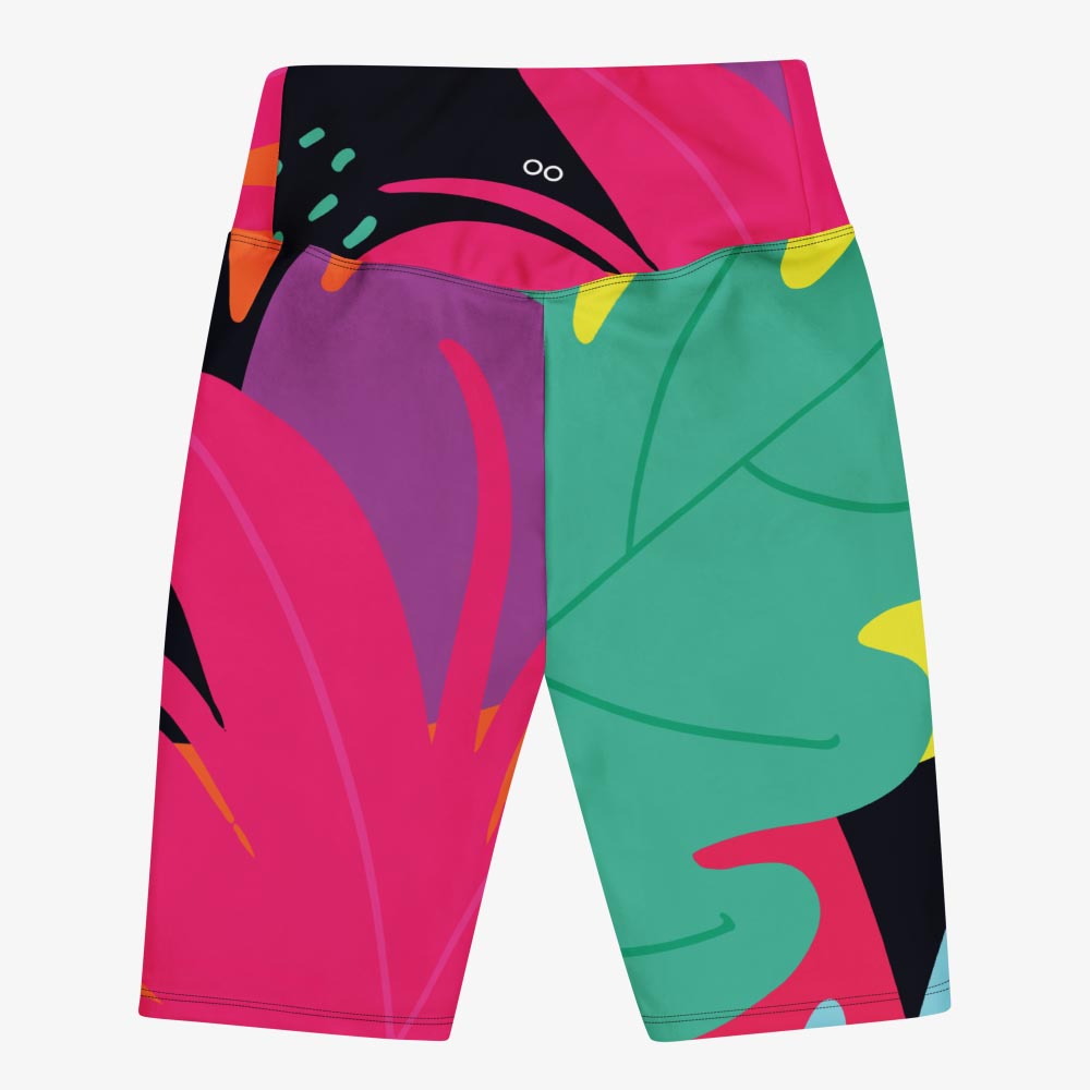 Neon Jungle Biker Shorts