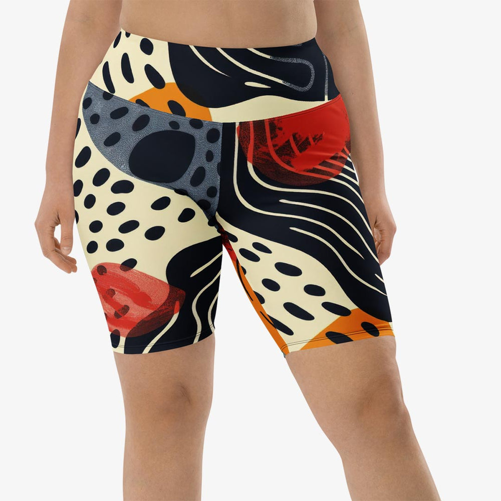 Dots & Waves Biker Shorts