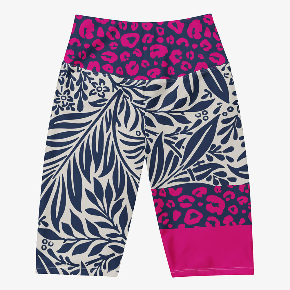 Palms & Pards Biker Shorts