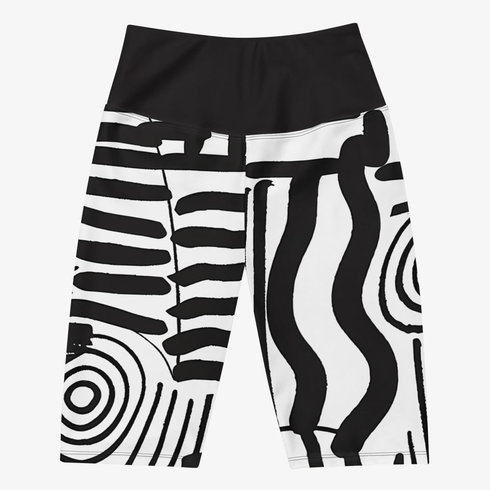 Black & Wow Biker Shorts