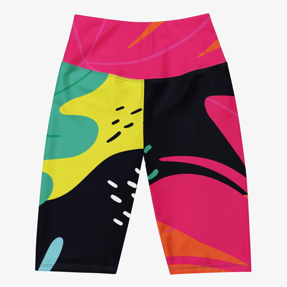 Neon Jungle Biker Shorts