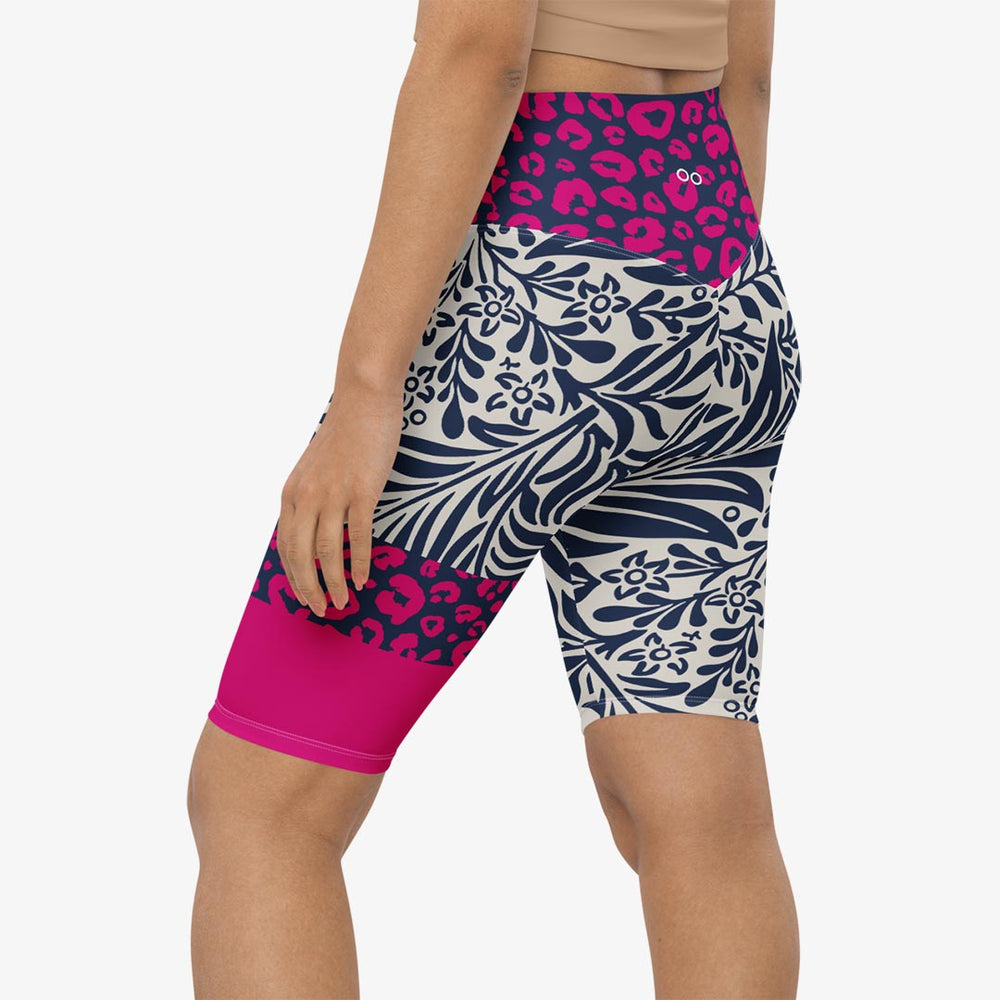 Palms & Pards Biker Shorts
