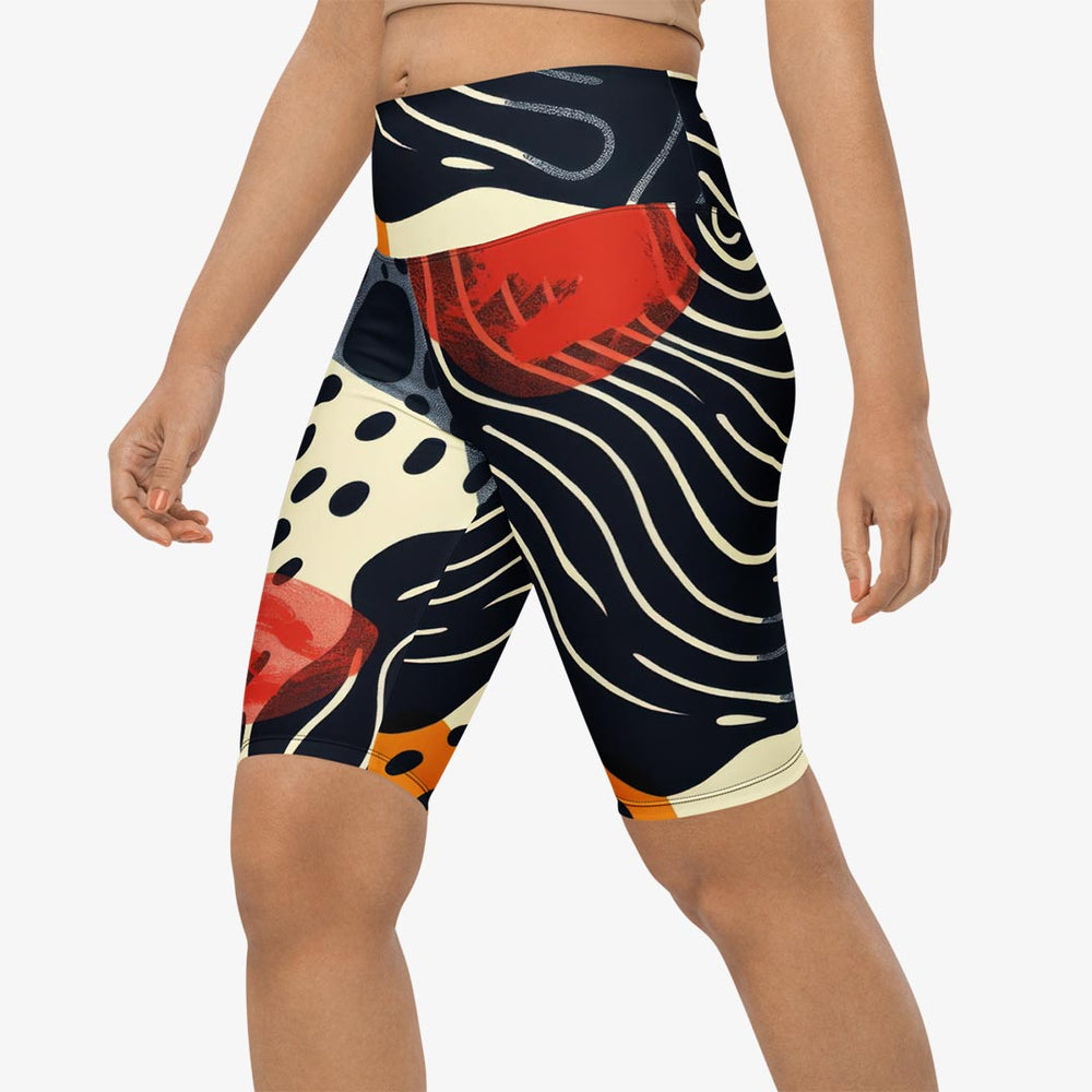 Dots & Waves Biker Shorts