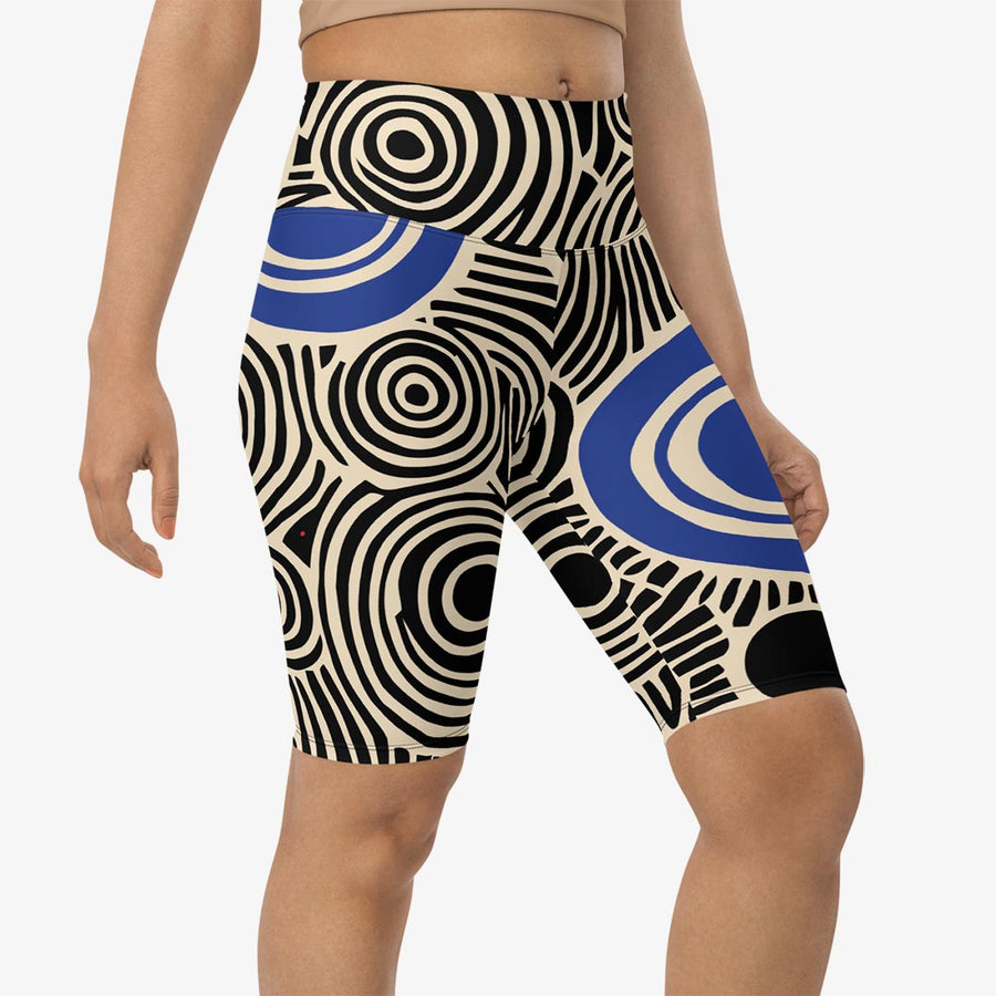 Biker Shorts "Vertigo" Black/Blue/Red