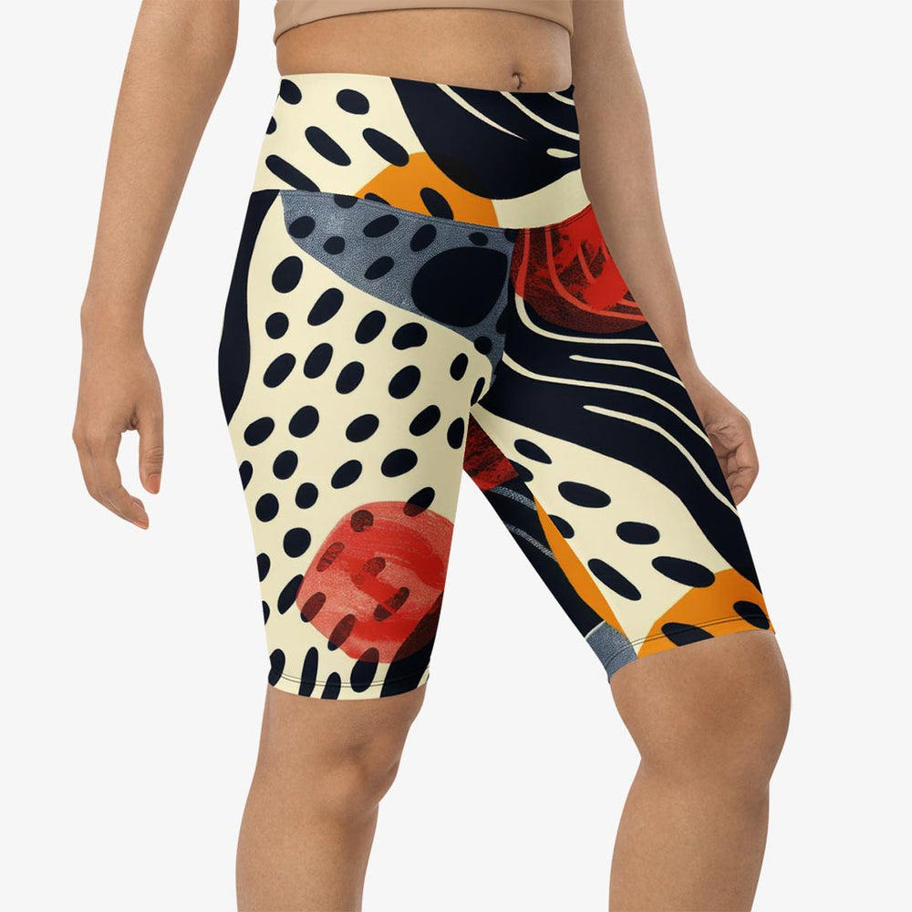 Dots & Waves Biker Shorts
