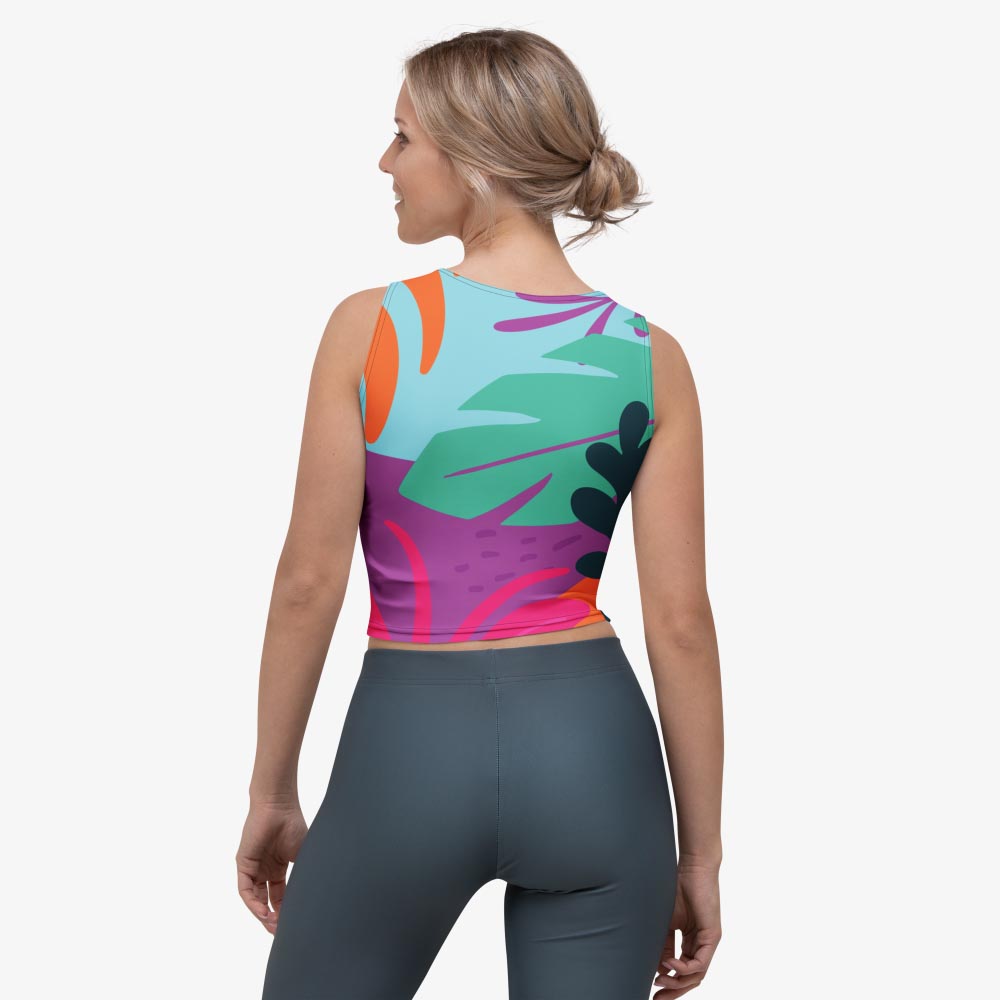 Neon Jungle Crop Top