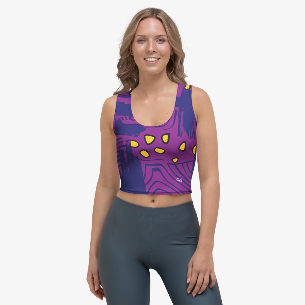 Electric Maze Crop Top