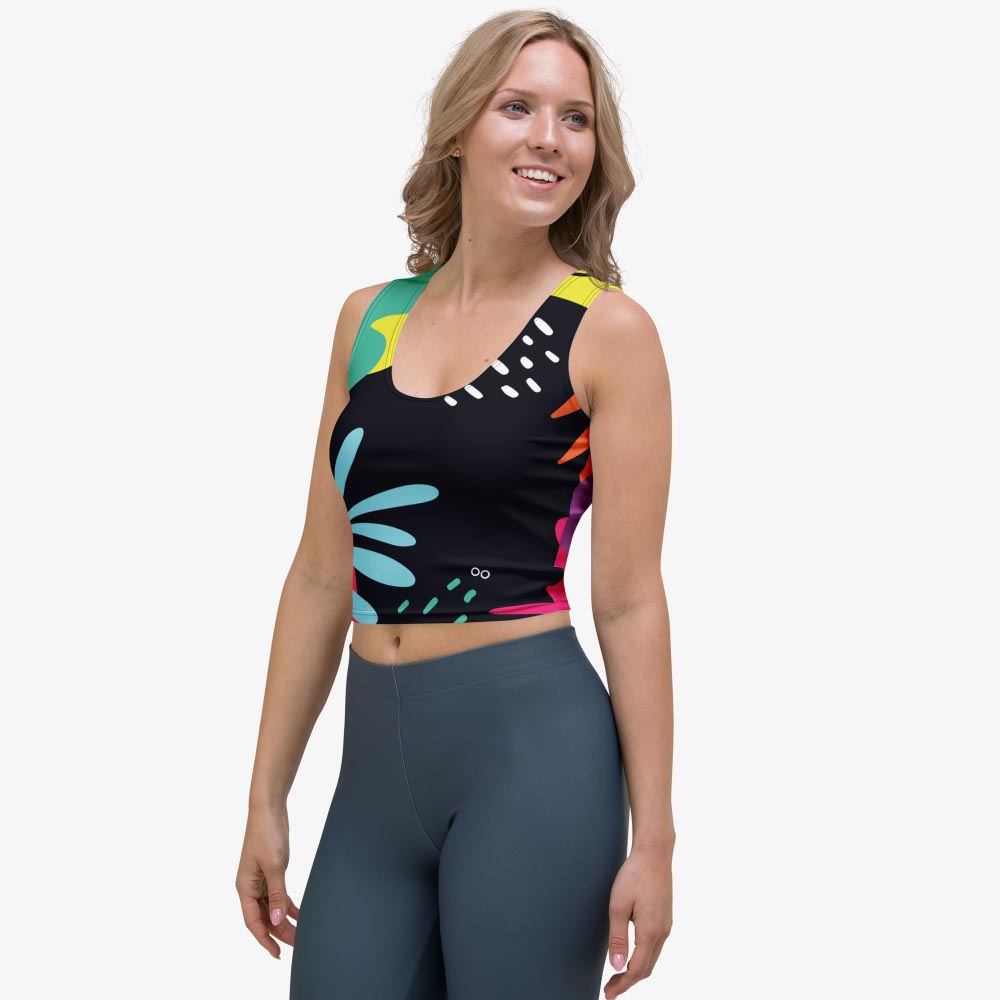 Neon Jungle Crop Top