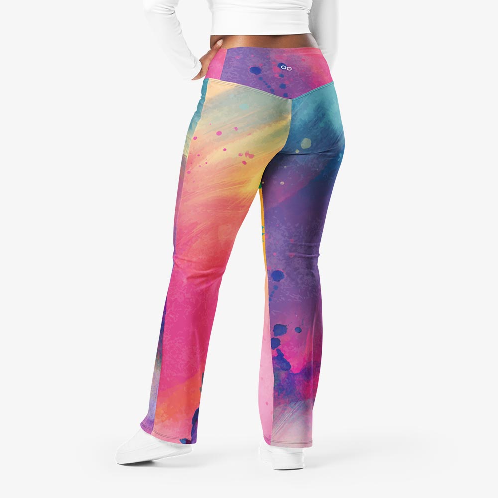 Cosmic Splash Flare Leggings