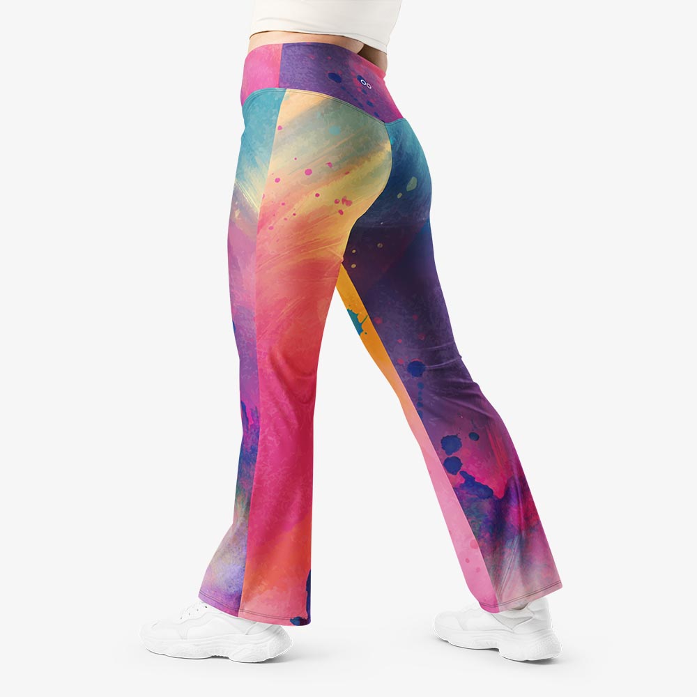 Cosmic Splash Flare Leggings