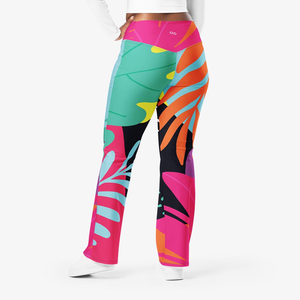 Neon Jungle Flare Leggings